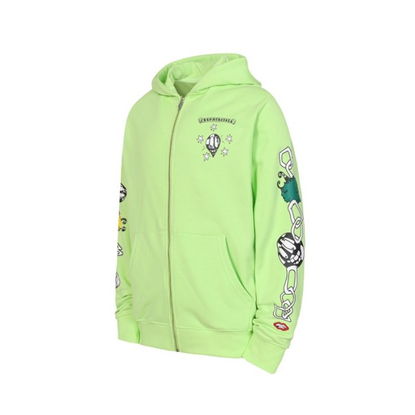 ❤크롬하츠 남성 집업 후디 - Chrom hearts Mens Zip-up Hooded - chc12143x