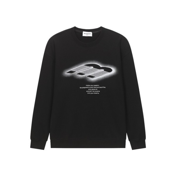 ❤발렌시아가 남성 라운드 긴팔티 - Balenciaga Mens Round Tshirt - bac12166x