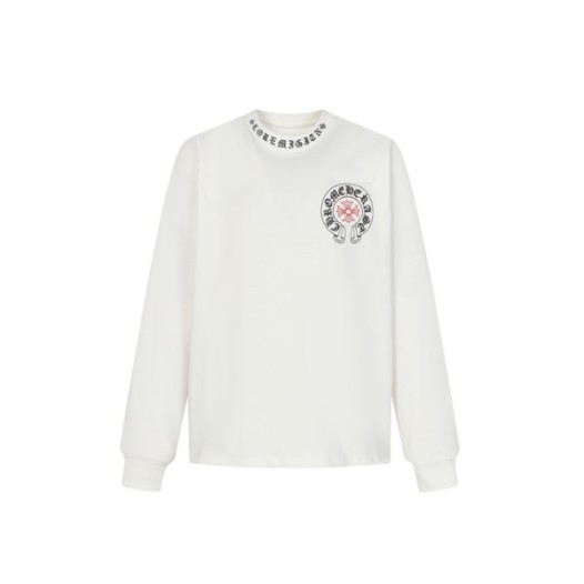 ❤크롬하츠 남성 라운드 긴팔티 - Chrome Hearts Mens Round Tshirt - chc12197x