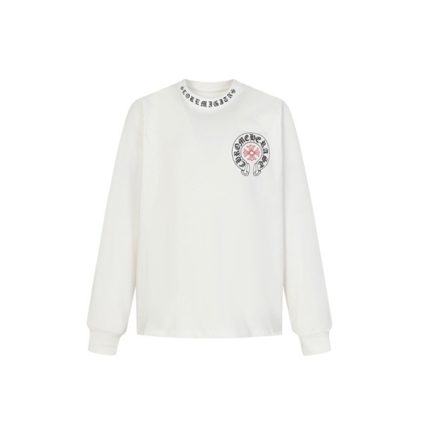 ❤크롬하츠 남성 라운드 긴팔티 - Chrome Hearts Mens Round Tshirt - chc12197x