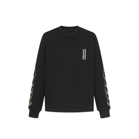❤크롬하츠 남성 라운드 긴팔티 - Chrome Hearts Mens Round Tshirt - chc12199x