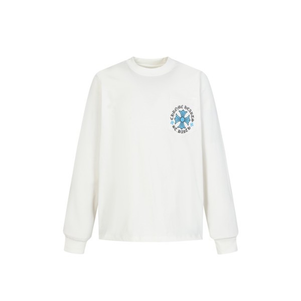 ❤크롬하츠 남성 라운드 긴팔티 - Chrome Hearts Mens Round Tshirt - chc12204x