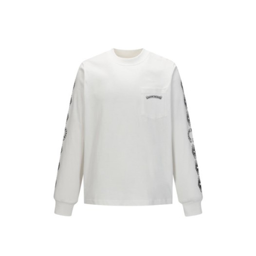 ❤크롬하츠 남성 라운드 긴팔티 - Chrome Hearts Mens Round Tshirt - chc12207x