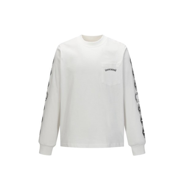❤크롬하츠 남성 라운드 긴팔티 - Chrome Hearts Mens Round Tshirt - chc12207x