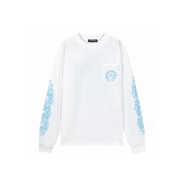 ❤크롬하츠 남성 라운드 긴팔티 - Chrome Hearts Mens Round Tshirt - chc12211x