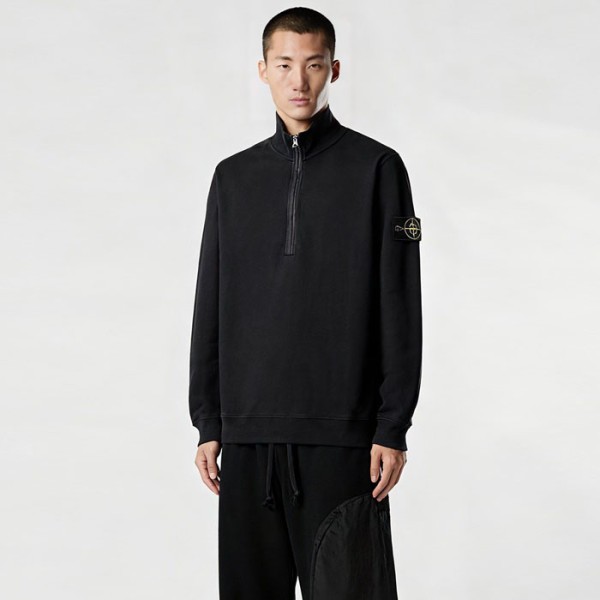 ❤스톤아일랜드 남성 터틀넥 맨투맨 - Stone Island Mens Turtle-neck Tshirt - stc12212x