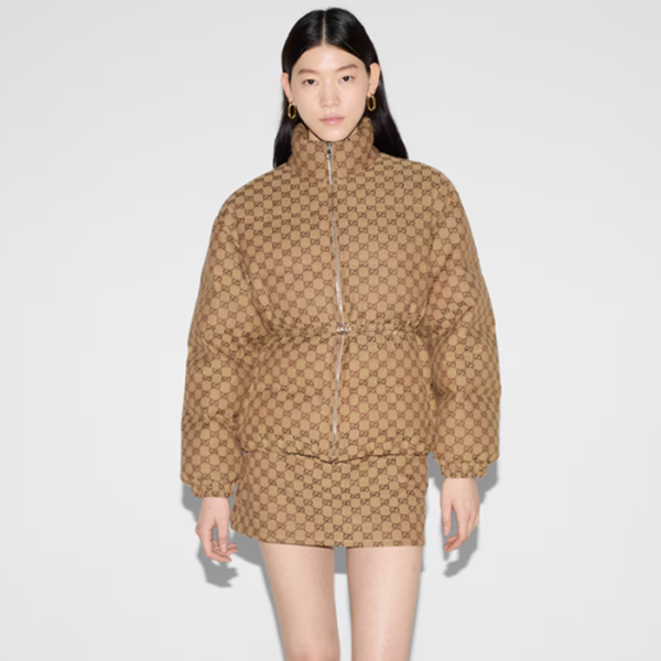 ❤구찌 여성 GG 캔버스 봄버 재킷 - Gucci Womens GG canvas Bomber Jacket - guc12192x