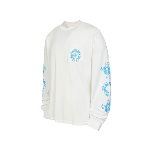 ❤크롬하츠 남성 라운드 긴팔티 - Chrome Hearts Mens Round Tshirt - chc12220x
