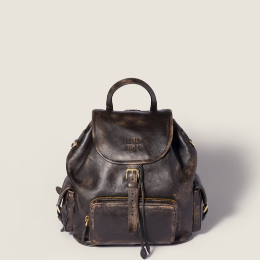 ★미우미우 여성 가죽 백팩 라지 - MiuMiu Womens Leather Backpack
