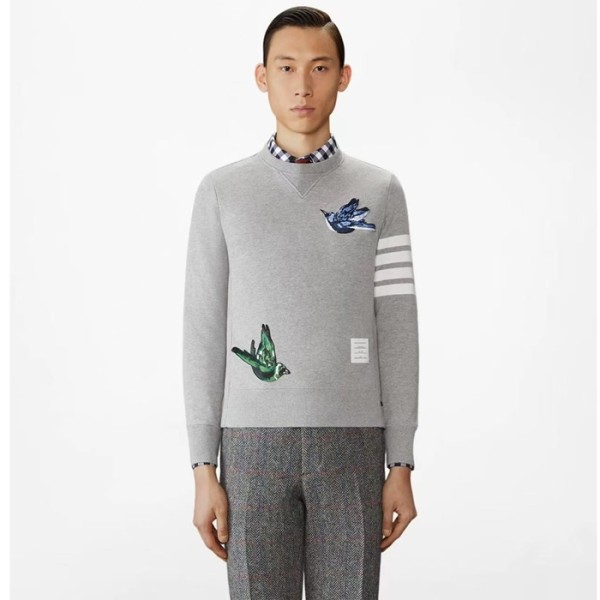 ❤톰브라운 남성 라운드 맨투맨 - Thom Browne Mens Round Tshirts - thc12290x