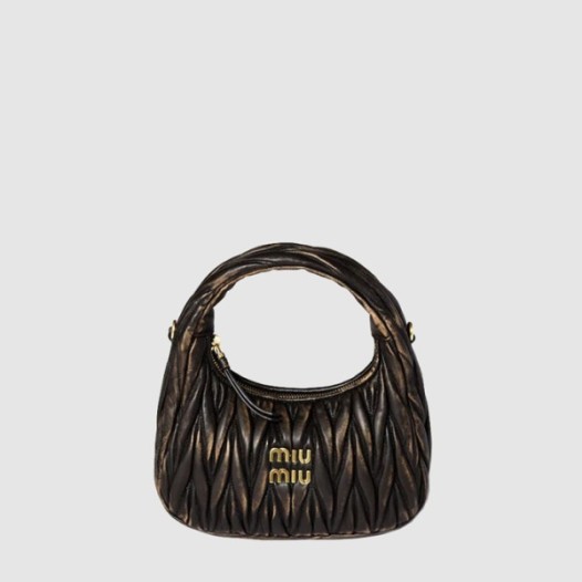 ❤미우미우 여성 완더 마테라쎄 호보 백 - Miumiu Womens Wander Matelasse Hobo Bag - mib12172x