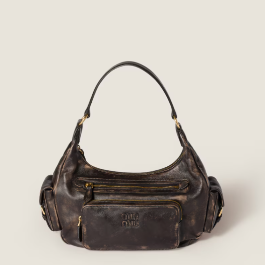 ★미우미우 여성 나파 가죽 포켓 백 - Miumiu Womens Nappa Leather Pocket Bag