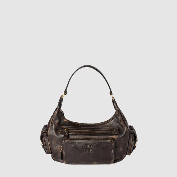 ❤미우미우 여성 나파 가죽 포켓 백 - Miumiu Womens Nappa Leather Pocket Bag - mib12143x