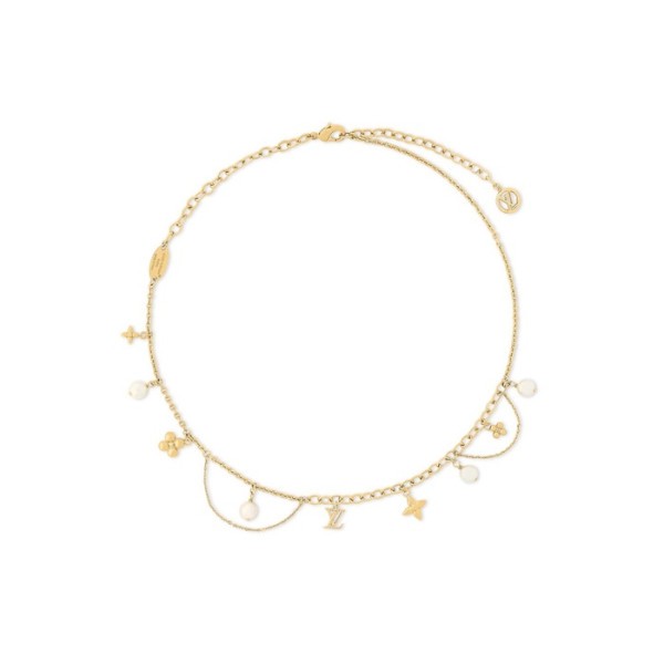 ❤루이비통 여성 골드 네크리스 - Louis vuitton Womens Blooming Pearls Necklace - acc6177x