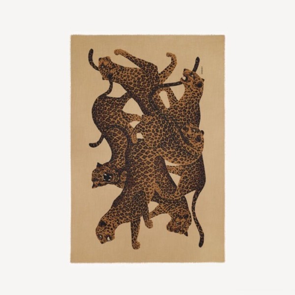 ❤입생로랑 여성 레오파드 스톨 - Saint Laurent Womens Leopard Stole - acc6202x