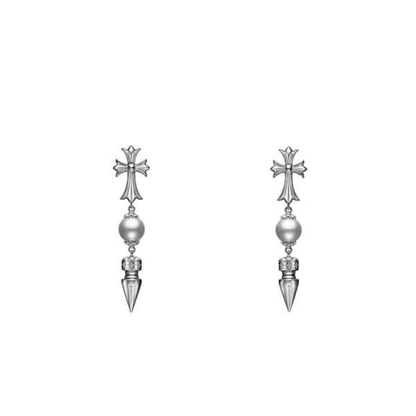 ❤매장판 크롬하츠 여성 골드 귀걸이 - Chrome Hearts Womens Gold Earrings - acc6214x