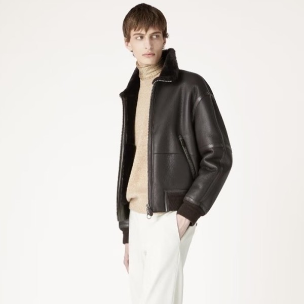 ❤로로피아나 남성 가죽 자켓 - Loro Piana Mens Leather Jacket - lpc12381x