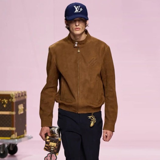 ❤루이비통 남성 가죽 바시티 자켓 - Louis vuitton Mens Leather Jackets - lvc12382x