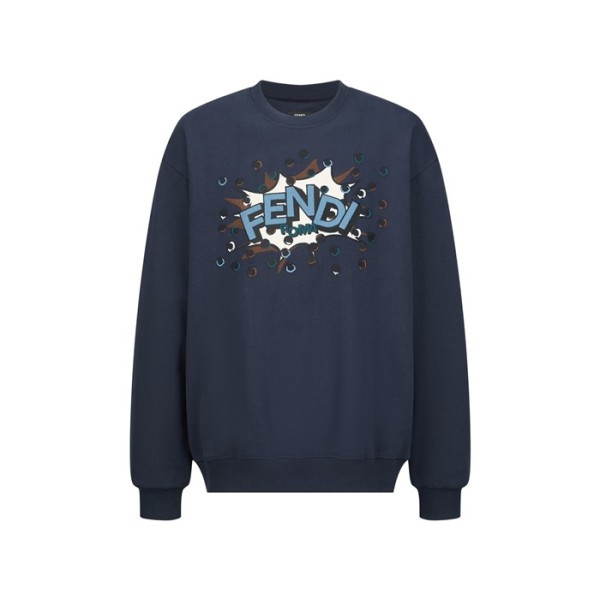 ❤펜디 남성 라운드 맨투맨 - Fendi Mens Round Tshirt - fec12441x