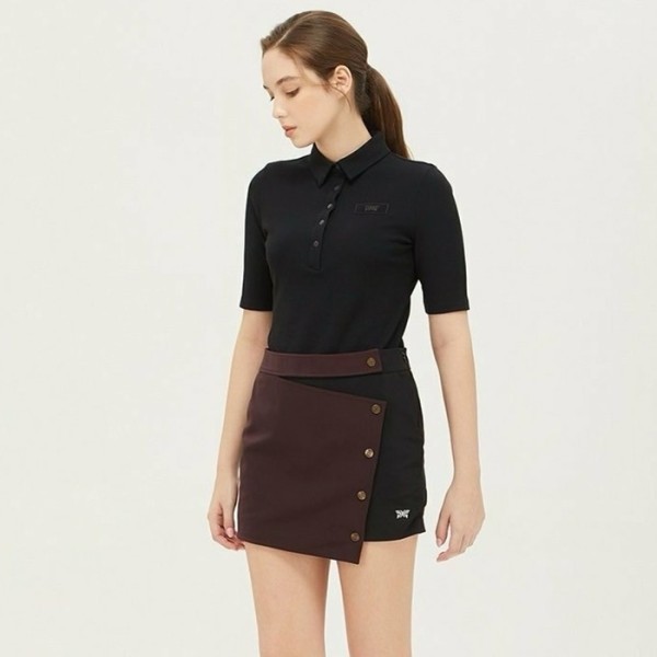 ❤PXG 여성 Fall 컬러블록 랩스커트 - gol1900x