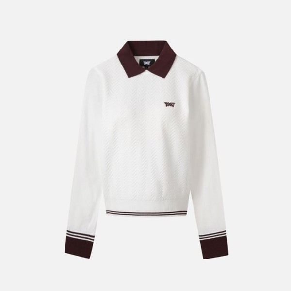 ❤PXG 여성 칼라 포인트 스웨터 - gol1908x