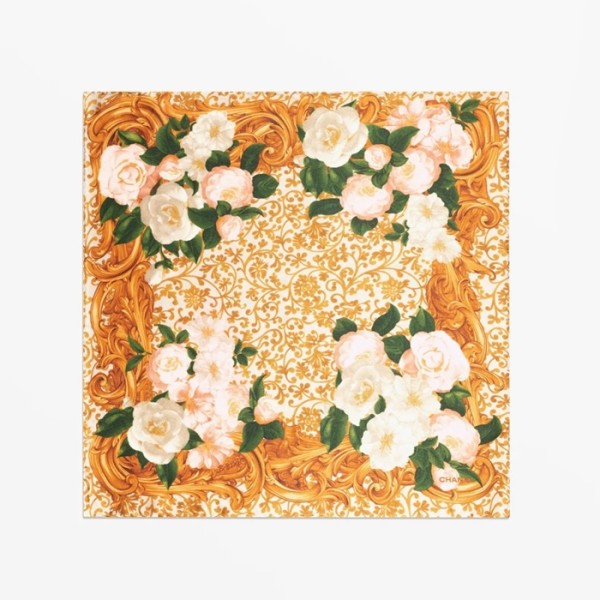 ❤샤넬 여성 까멜리아 스퀘어 스카프 - Chanel Womens Camellia Square Scarf - acc6297x
