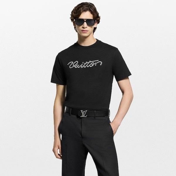 ❤루이비통 남성 라운드 반팔 티셔츠 - Louis vuitton Mens Round Tshirt - lvc12488x