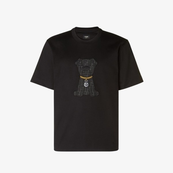 ❤펜디 남성 라운드 반팔 티셔츠 - Fendi Mens Round Tshirt - fec12559x