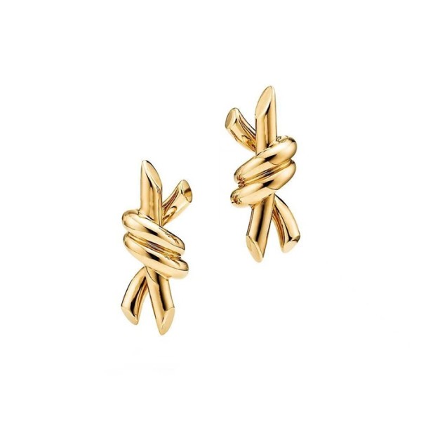❤티파니 여성 골드 이어링 - Tiffany Womens Gold Earring - acc6314x