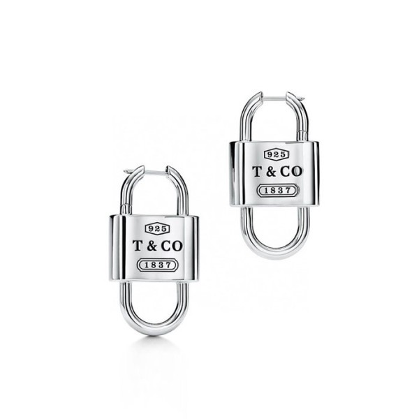 ❤티파니 여성 라지 더블 락 드롭 이어링 - Tiffany Womens Large Double Lock Drop Earrings - acc6344x