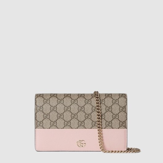❤구찌 여성 GG 마몽 체인 지갑 - Gucci Womens GG Marmont Chain Wallet - gub12728x