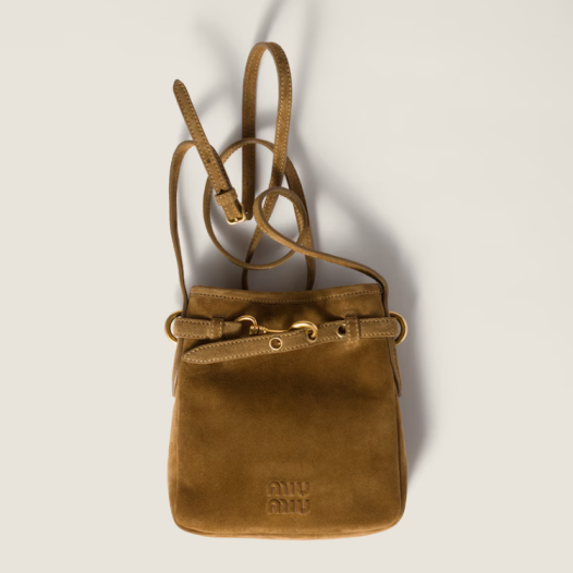 ★미우미우 여성 스웨이드 파우치 - Miumiu Womens Suede Pouch