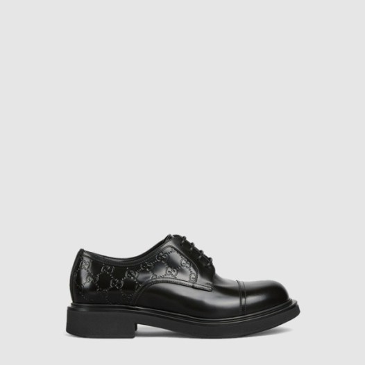 ❤구찌 남성 GG 디테일 레이스업 슈즈 - Gucci Mens GG Detail Lace-Up Shoes - gu8775x