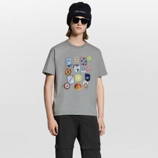 ❤루이비통 남성 라운드 반팔 티셔츠 - Louis vuitton Mens Round Tshirt - lvc12604x