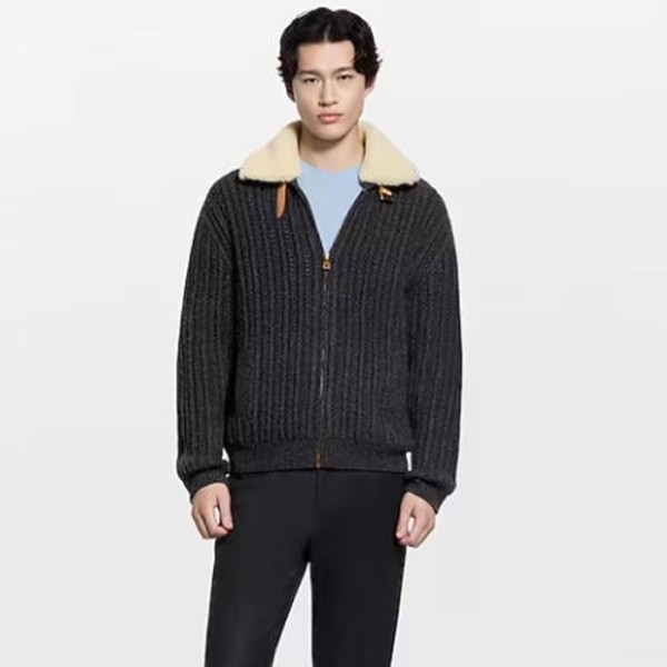 ❤루이비통 남성 캐시미어 울 블루종 - Louis vuitton Mens Cashmere Wool Blouson - lvc12621x