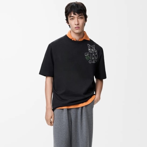 ❤로에베 남성 라운드 반팔티 - Loewe Mens Round Tshirt - loc12637x