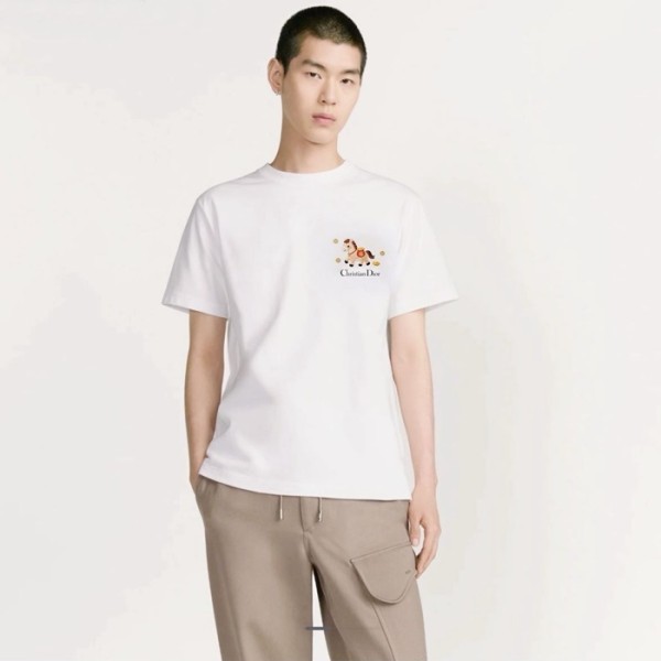❤디올 남성 라운드 반팔 티셔츠 - Dior Mens Round Tshirt - dic12643x