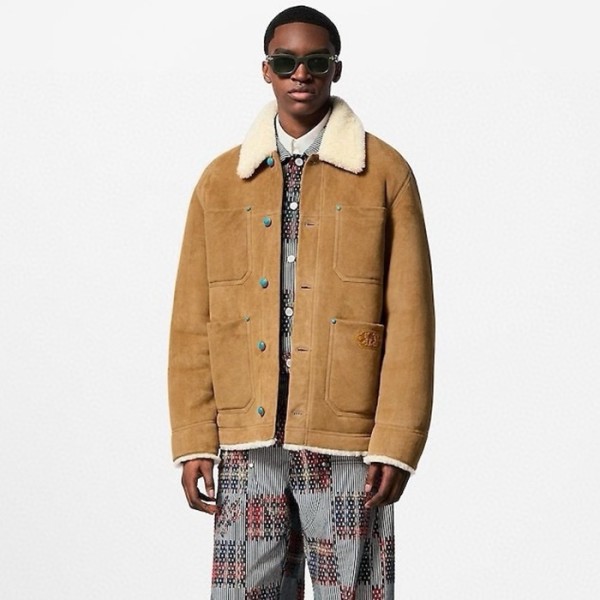 ❤루이비통 남성 가죽 자켓 - Louis vuitton Mens Leather Jacket - lvc12651x