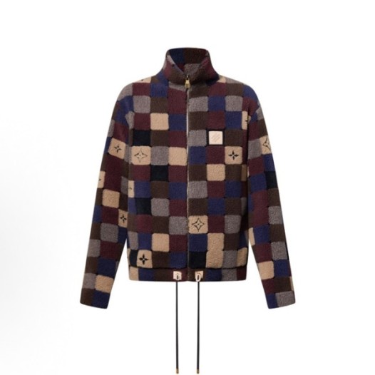 ❤루이비통 남성 다미에 플리스 블루종 - Louis vuitton Mens Damier Fleece Blouson - lvc12655x