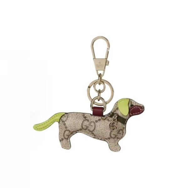 ❤구찌 남/녀 GG 엠블럼 캔버스 강아지 백 참 키체인 - Gucci Unisex Emblem Canvas Key Ring - acc6421x