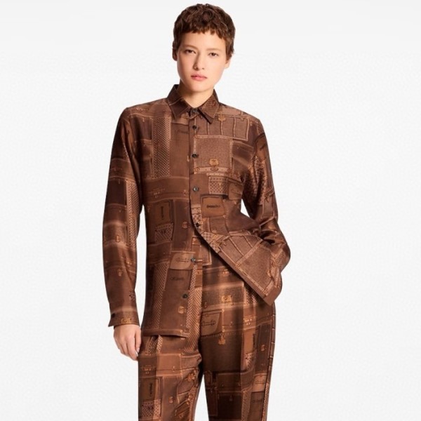 ❤루이비통 여성 실크 셔츠 - Louis vuitton Womens Silk Shirt - lvc12715x