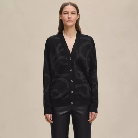 ❤에르메스 여성 브이넥 가디건 - Hermes Womens V-neck Cardigan - hec12719x