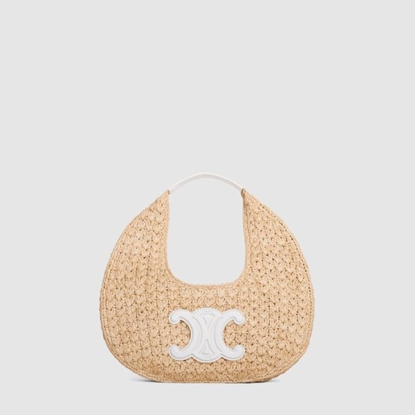 ❤셀린느 여성 클래식 파니에 호보백 라피아 - Celine Womens Classic Pannier Hobo Bag Raffia - ceb13057x