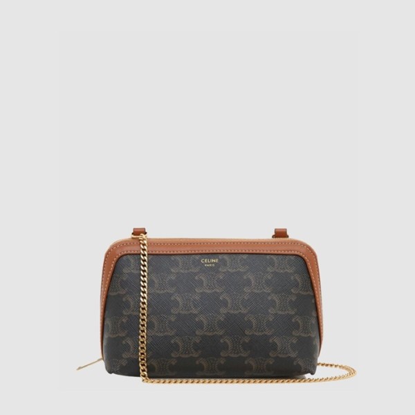 ❤셀린느 여성 트리오페 체인 미니백 - Celine Womens Triomphe Chain Mini Bag - ceb13095x