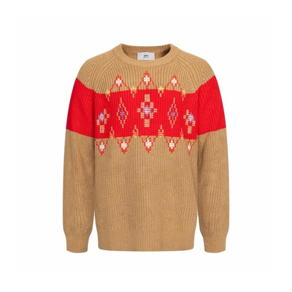 ❤아미 남/녀 라운드 니트 - Ami Unisex Round Knitwear - amc12744x