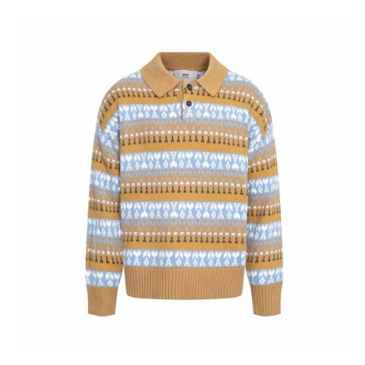 ❤아미 남/녀 폴로 니트 - Ami Unisex Polo Knitwear - amc12745x