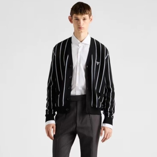 ❤프라다 남성 브이넥 가디건 - Prada Mens V-neck Cardigan - prc12755x