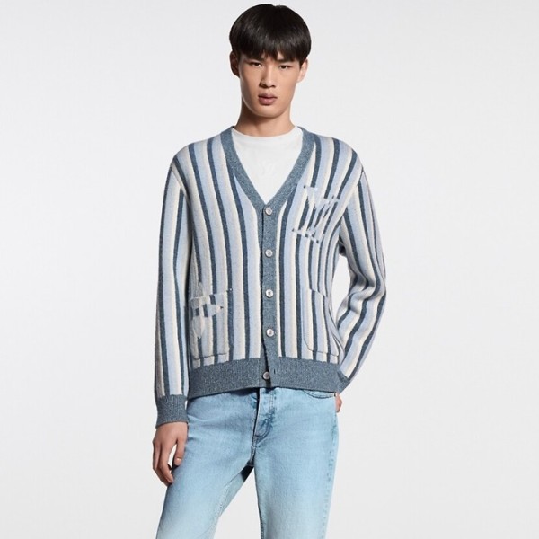 ❤루이비통 남성 브이넥 가디건 - Louis vuitton Mens V-neck Cardigan - lvc12769x