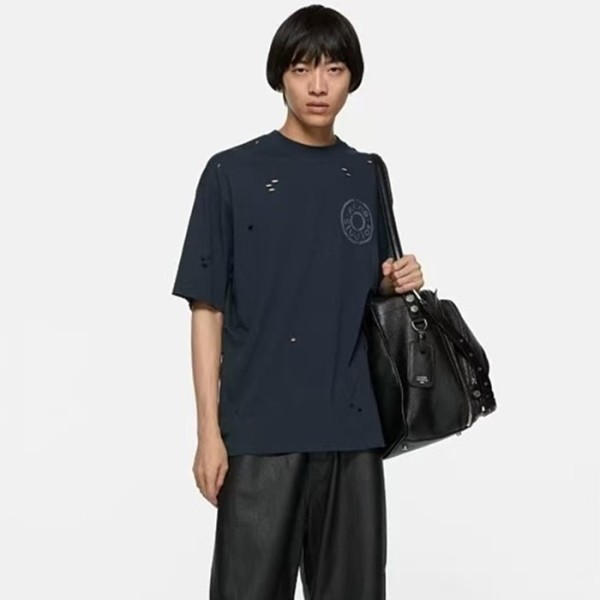 ❤아크네 남성 레이어드 로고 반팔티 - Acne Mens Layered Logo Tshirt - anc12825x