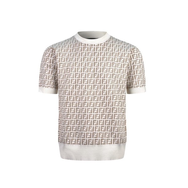 ❤펜디 남성 라운드 반팔 티셔츠 - Fendi Mens Round Tshirt - fec12846x